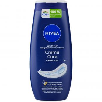 Nivea Creme Care Gel de Ducha 250ml - Gel de ducha hidratante, fórmula suave, cuida y nutre la piel, adecuado para uso diario