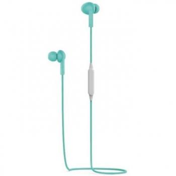 Auriculares In-Ear Bluetooth Pantone Ciano con Micrófono, Estéreo, 5 Horas de Autonomía y Alcance de 10 Metros