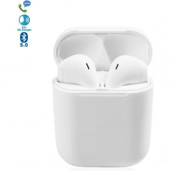 Auriculares Inalámbricos DAM D120 TWS Bluetooth 5.0 con Base de Carga y Sincronización Automática