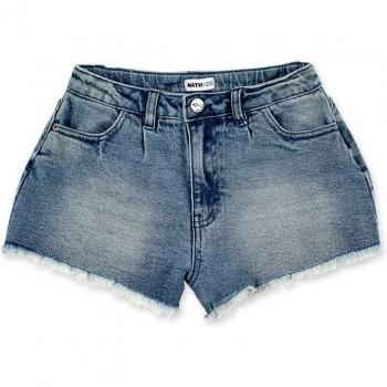 Short de niña denim Tuc Tuc con bajo deshilachado y estilo Californian Chill