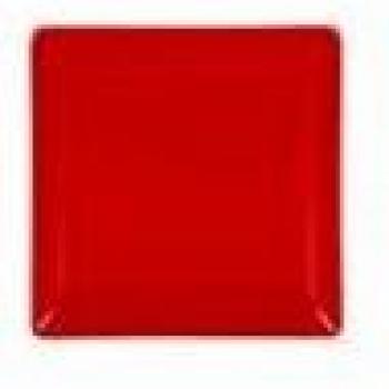 Bigbuy Cooking S2206890 Plato Ming Ii Rojo Panera, 16 x 16 x 2 cm