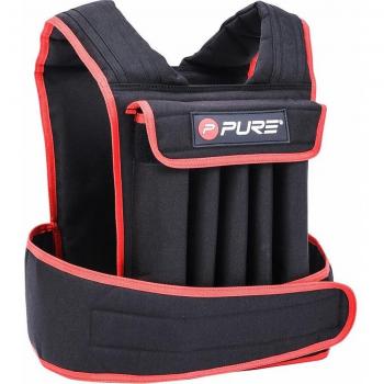 Chaleco lastrado Pure2Improve 20 kg Negro