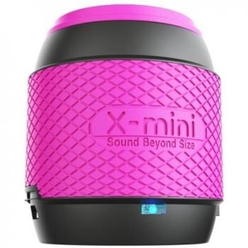 XMI X-Mini ME - Altavoz portátil, tamaño dedo pulgar, rosa