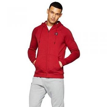 Under Armour Rival FZ Parte Superior del Calentamiento, Hombre, Rojo, XXL