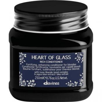 Heart of Glass Rich Conditioner - Strengthening and Revitalizing Conditioner for Blonde Hair, 250 ml