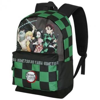 Mochila Grande Demon Slayer con Ruedas, 43 cm, Ideal para Escuela y Colección