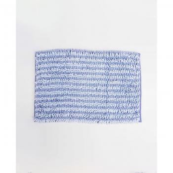 Alfombra Shagy Estampada Celeste Eden - Absorción Instantánea, Antideslizante y Suavidad Garantizada