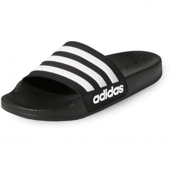 adidas Adilette Shower Kids' Slides - Black/White - Size 35