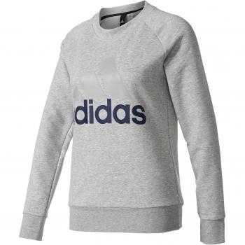 adidas Ess Lin Sudadera, Mujer, Gris