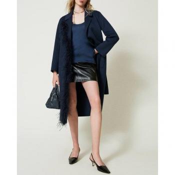 Twinset Women's Black Mini Skirt, Size 44 (M)