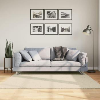 Alfombra de pelo corto suave lavable HUARTE 160x160 cm Color Antracita, Beige, Crema y más Alfombras de área para Sala de Estar, Dormitorio, Habitación, Salón