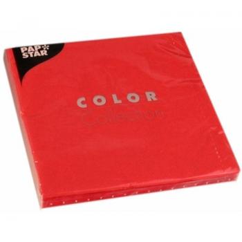 20 Servilletas, 3-capas Pliegue-1/4 40 cm x 40 cm rojo