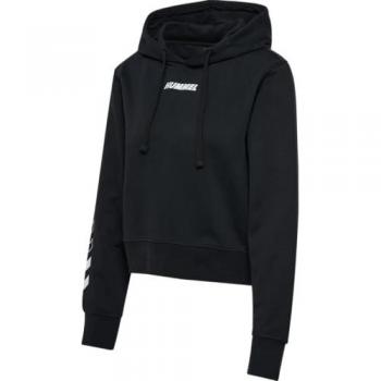 Hummel Elemental Women's Black Short Hoodie