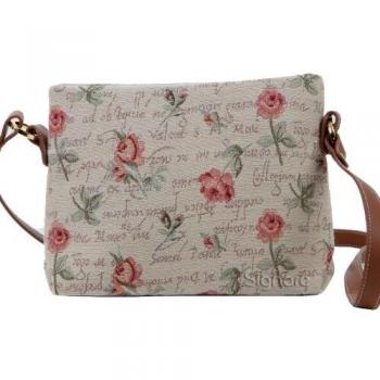 Bolso tapiz de hombro de moda Signare para mujer bolso de mano en bandolera bolso messenger Floral