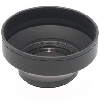 Phottix 52507 - Parasol para Objetivos 77 mm, Negro