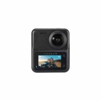 KanDao QooCam 3 Cámara de Acción 5.7K 62MP, Foto 60fps, Flawless 360 Video, Outdoor Sport Camera con Sensores Duales 1/1.55 y Apertura F