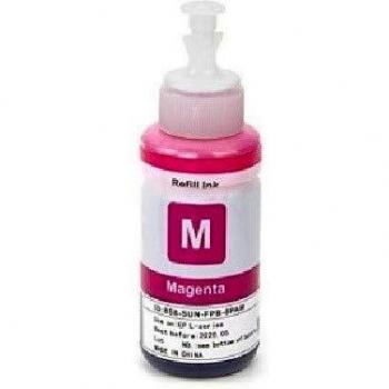 Botella de Tinta Compatible Magenta 70ml para Epson EcoTank 102 y Modelos ET-2700, 2750, 3700, L1100, L1200
