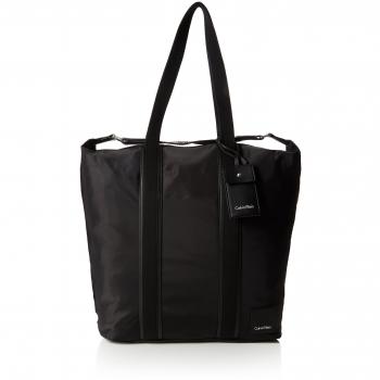 Calvin Klein Fluid Large Shopper, Bolsos totes Mujer, Negro