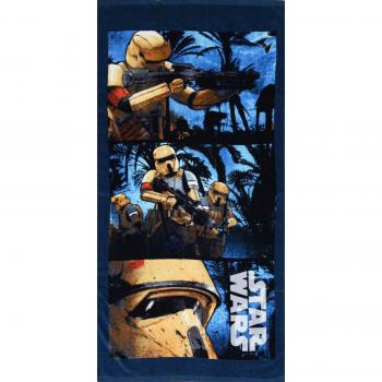 Star Wars - Toalla (100% algodón, 70 x 140 cm), Multicolor