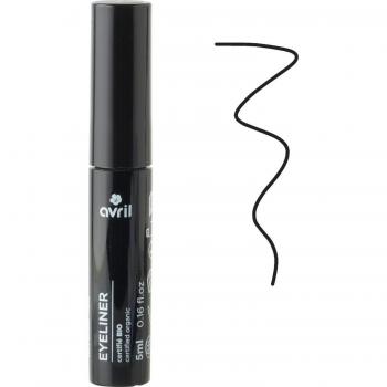 Eyeliner Negro Avril 5ml - Larga duración, fórmula a base de agua, pigmentación intensa, fácil aplicación, resistente al agua