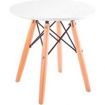 Mesa Infantil Redonda Blanca Thinia Home Ø60x50cm