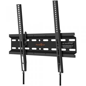 Perlegear Soporte TV Pared para 26 a 55 Pulgadas, Soporte Television Pared Inclinable con Carga de 52 kg, VESA Máx. 400x400mm