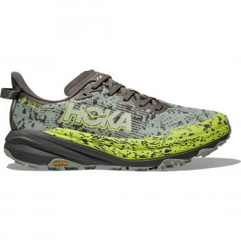 HOKA Speedgoat 6 GORE-TEX Men's Trail Running Shoes in Slate/Aloe Vera, Size 11 M