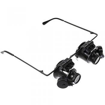 MTP Gafas Lupa con LED, Gafas Magnificacion 9892A-II - 20X