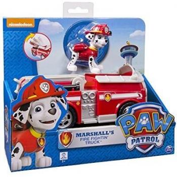 Patrulla Canina - Vehículo básico con figura Marshall y su vehículo
