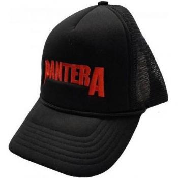 Gorra Camionero Unisex Adulto Pantera Logo Negro One Size