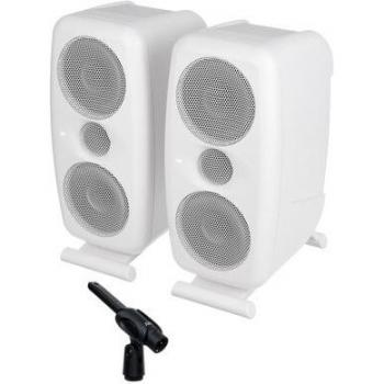 IK Multimedia iLoud MTM MKII White Active Studio Monitor Speakers Pair - 100 Watt