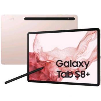 Samsung Galaxy Tab S8+ 5G SM-X806B 128GB 12.4 Qualcomm Snapdragon 8GB RAM Android 12 Pink Gold