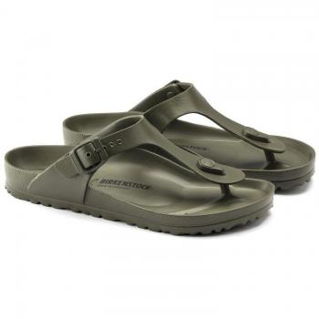 Sandalias Unisex Birkenstock Gizeh Eva Color Caqui