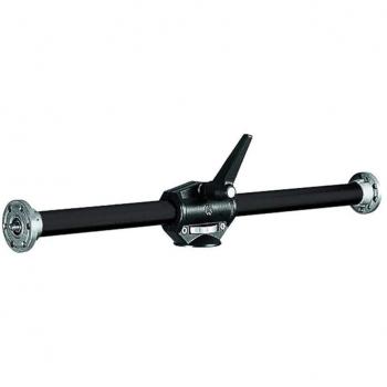 Manfrotto 131DB Horizontal Double Head Accessory Arm, 3/8'' Female Thread Attachment, Aluminium, Black
