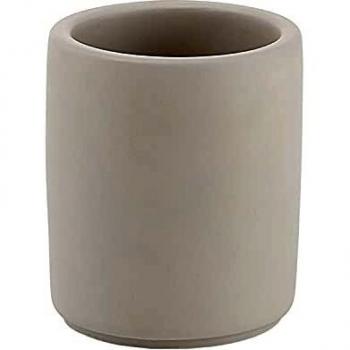 Gedy Portacepillos, Gris, 8.2 X 8.2 X 9.3 Cm