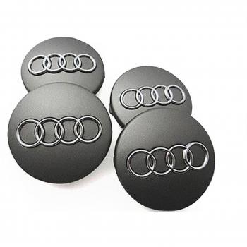 Audi gris llantas de aleación Centro Tapacubos.