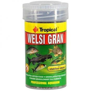 Alimento Granulado Tropical Welsi para Peces de Fondo, 100 ml