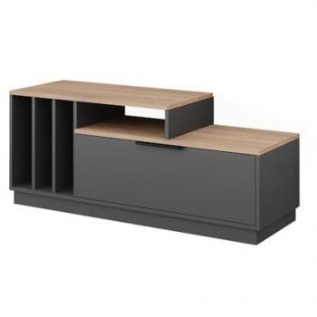 Tablero Bajo Vicco Betti, Antracita/Sonoma, 120 x 49.9 cm con 1 puerta