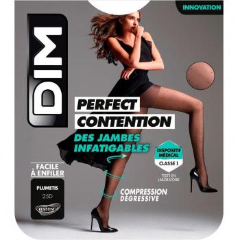 Dim Perfect Contention Plumeti 25D Panty de Compresión Ligera para Piernas Cansadas Talla M 1 Unidad