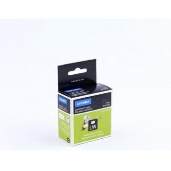 DYMO® - Etiquetas autoadhesivas despegables, papel, 24 x 12 mm, color blanco