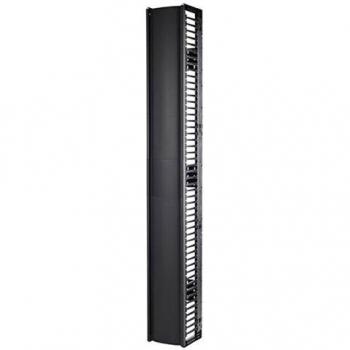 Gestor Vertical de Cables Valueline para Rack de 2 y 4 Postes, 96H x 12W, Unilateral con Puerta