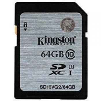 Kingston SD10VG2/64GB - Tarjeta SD UHS Class 1/Class 10 SDXC Flash