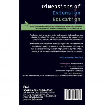 Hardback Dimensions of Extension Education Guide