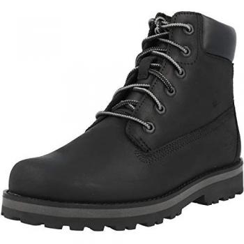 Botín Timberland Courma Kid Tradicional Negro 6 pulgadas para niños, tamaño 38, con cordones, estilo casual