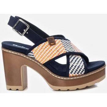 Sandalia de mujer Refresh 171810 Navy con hebilla