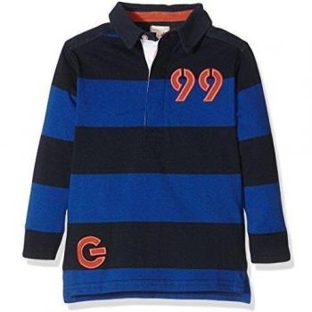 Gocco Rayas, Polo Para Niños, Azul Oscuro, 3-4