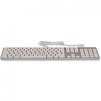 Teclado USB-C con Teclado Numérico, Cubierta Superior de Aluminio, 1 Puerto USB-C, 106 Teclas, Compatible con Mac y iPad - Plateado - Inglés Reino Unido (QWERTY)