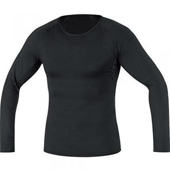 Gore Wear Men's Breathable Base Layer Thermo Long Sleeve Shirt - Black, Large
