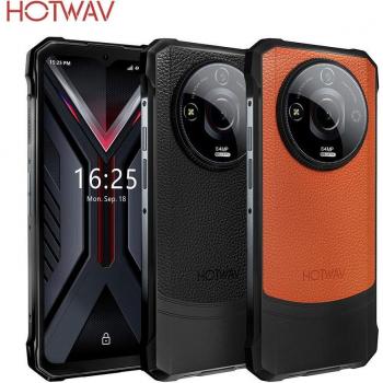 HOTWAV T7 Pro Rugged Smartphone 6GB RAM 256GB ROM 6.6'' FHD+ Android 13, IP68 Waterproof, Face Unlock, NFC, 64MP Camera, Orange