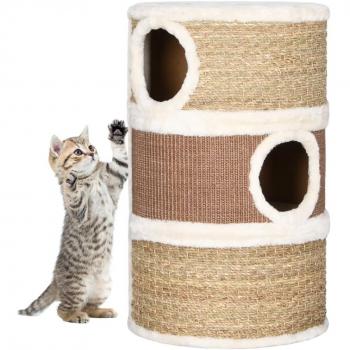 vidaXL Cat Scratching Barrel 60 cm Seagrass